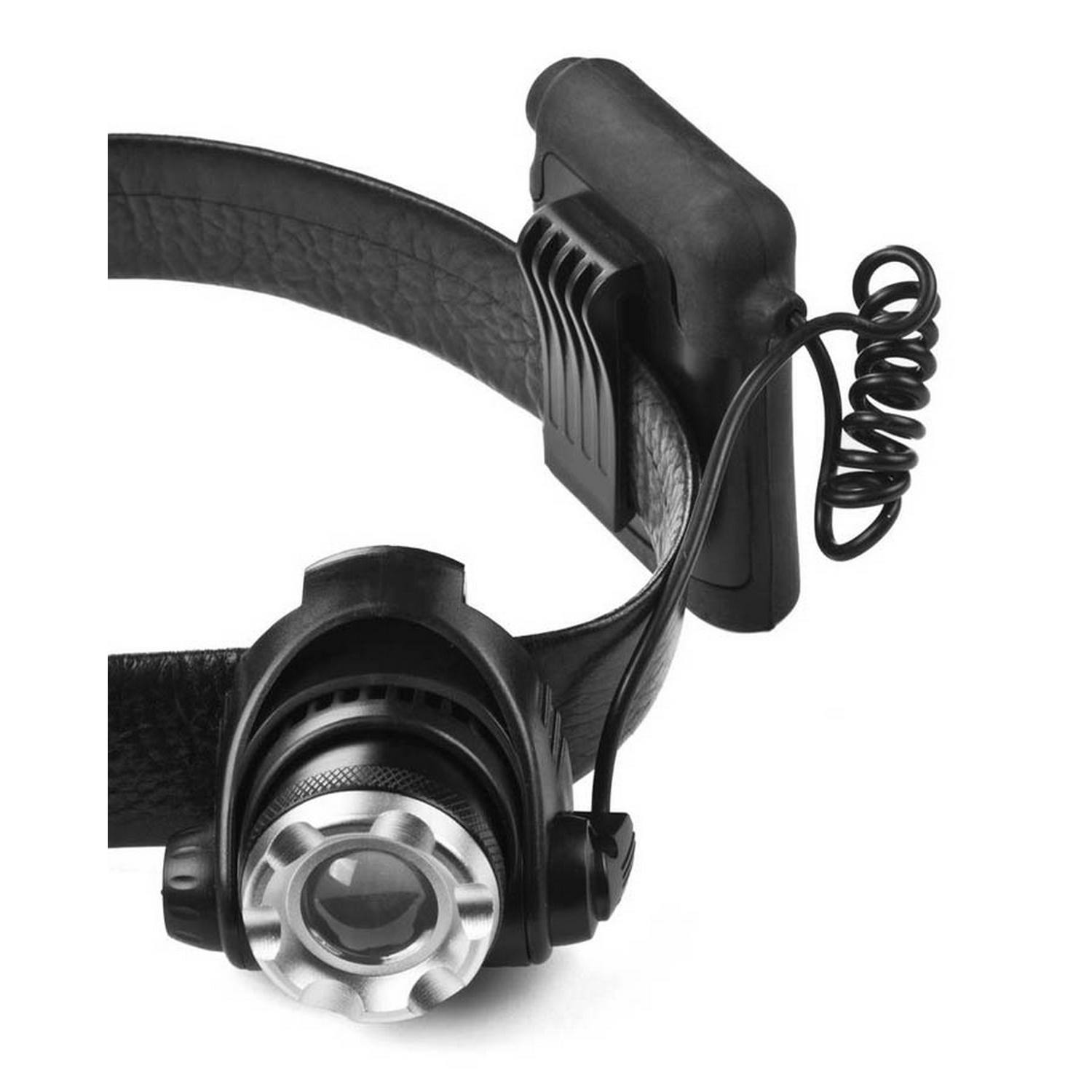 Фонарь ЗУБР "ПРОФИ" налобный светодиодный, 6Вт(450Лм), регулируемый фокус, 3 режима, трансформер, 4АА