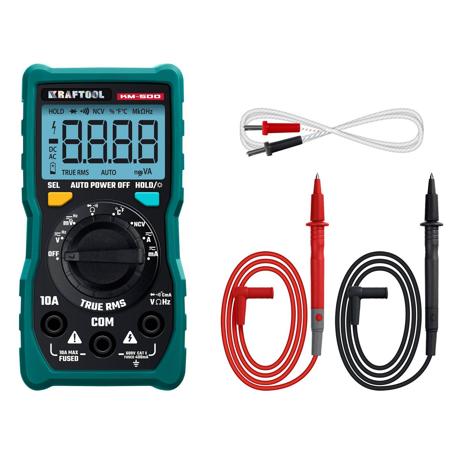 KRAFTOOL  KM-500  цифровой мультиметр  {59856}