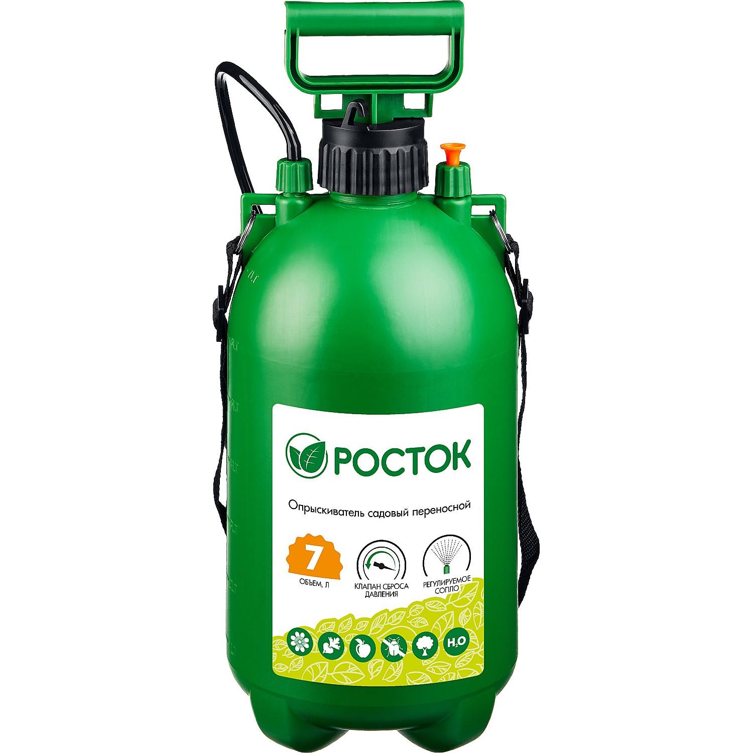 РОСТОК RT-7 опрыскиватель 7 л, переносной {425117}