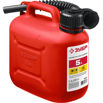 Пластиковая канистра ЗУБР 5 л, МАСТЕР {38366-5}