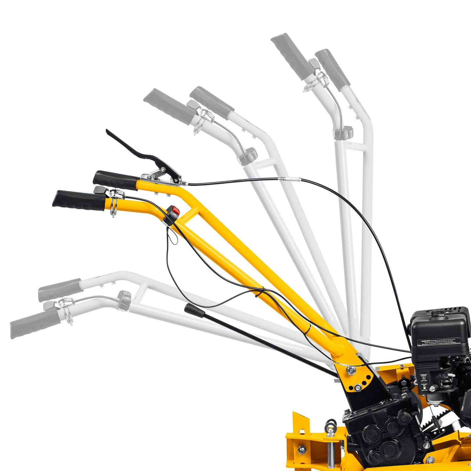 Бензиновый мотоблок STEHER, 7 л.с., без колес {GT-330 L}