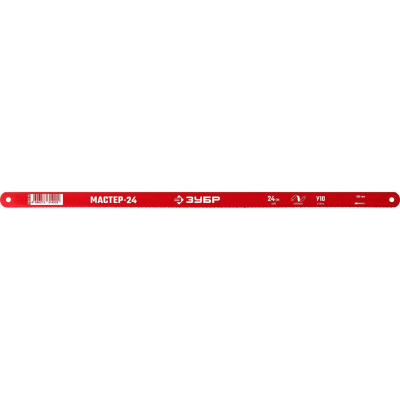 Гибкое полотно по металлу ЗУБР 24 TPI, универсальный рез, 300 мм, высокоуглеродистая сталь, 1 шт, коробка 50 шт, МАСТЕР-24