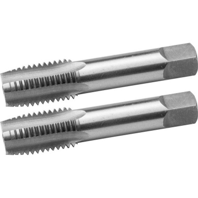 ЗУБР М16x1.5мм, комплект метчиков, сталь 9ХС, ручные, 4-28006-16-1.5-H2 {4-28006-16-1.5-H2}