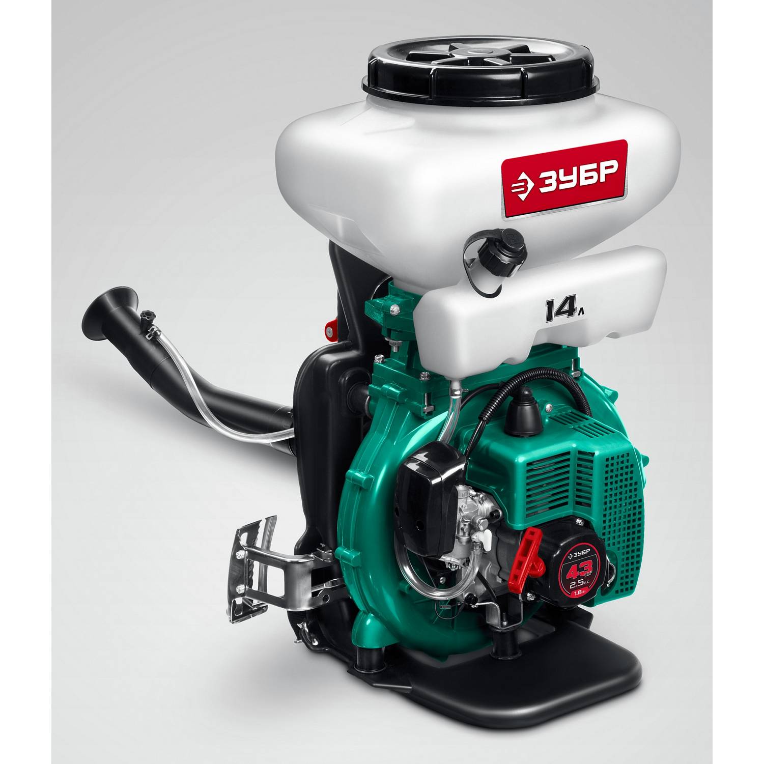 ЗУБР  14 л, 2.5 л.с, бензиновый опрыскиватель  {ОПБ-14-43}