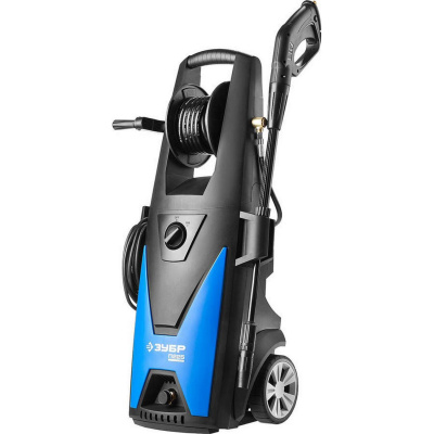 Мойка высокого давления (минимойка) электр, ЗУБР Профессионал АВД-П225, макс. 225Атм,408л/ч,3000Вт,колеса,бесщет двиг,АВТО-СТОП,барабан,пистолет 375