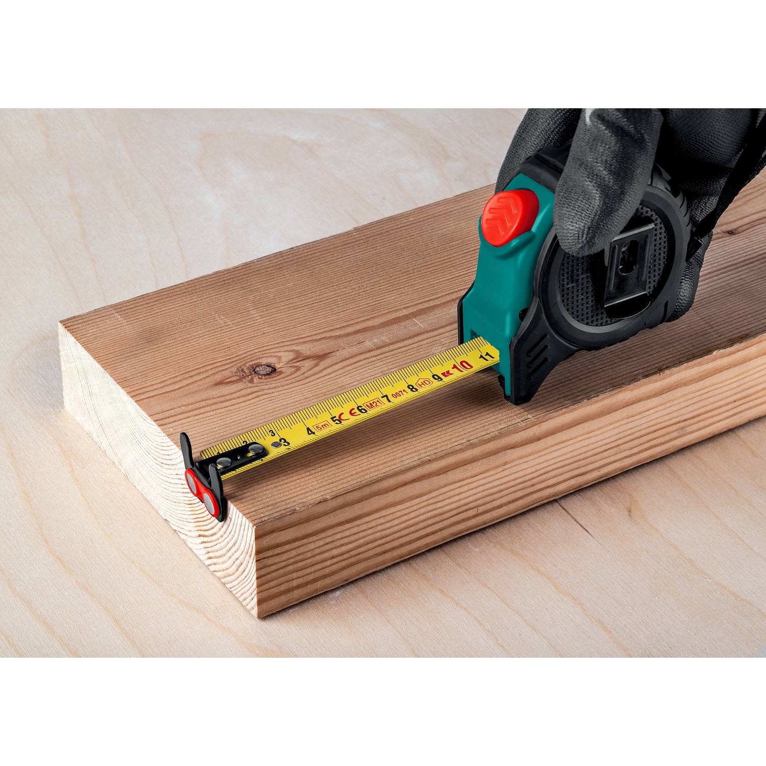 KRAFTOOL AutoStop 5м / 19мм профессиональная рулетка с автостопом {3412-5-19}