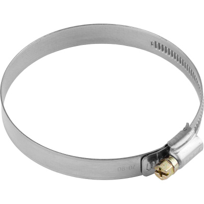 ЗУБР  НХ-12Н, 20 - 32 мм, накатная лента 12 мм, 100 шт, нержавеющий хомут, Профессионал (37822-20-32-100)