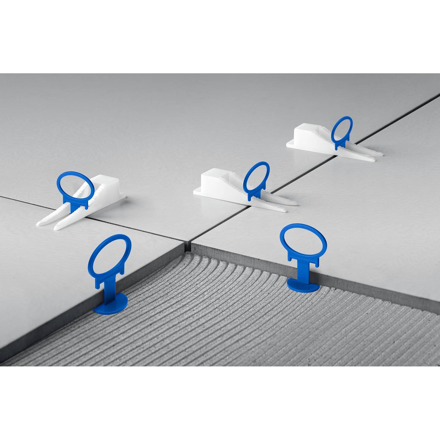 ЗУБР  КОЛЬЦО, комплект: 1,0 мм, зажим + клин, 50 + 50 шт, система выравнивания плитки {33831-H50_z01}