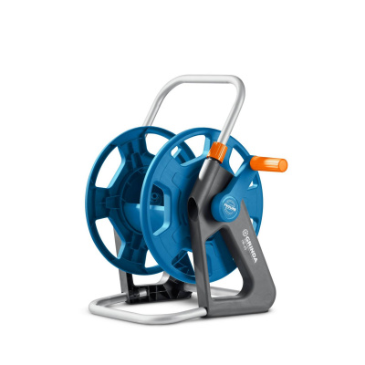 GRINDA  HR-45, для шлангов 45м x 1/2" и 20м х 3/4", стальные опоры, пластиковый барабан, катушка для шлангов, ProLine {428450}