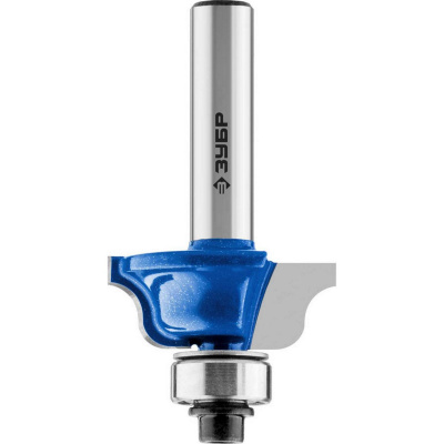 ЗУБР 28,6x12мм, радиус 4мм, фреза кромочная калевочная №6 {28707-28.6}