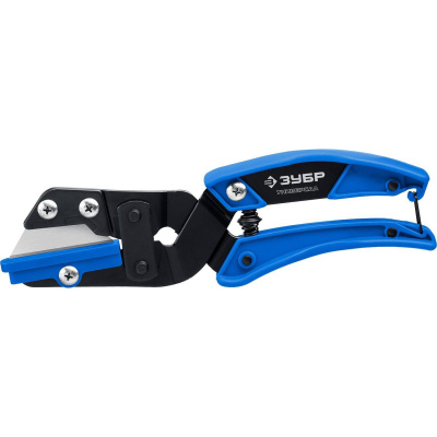 ЗУБР  Универсал, для пластмассовых и резиновых профилей, угловые ножницы со сменным трапециевидным лезвием, Профессионал (23371)