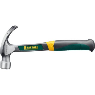 KRAFTOOL THOR 560 г молоток-гвоздодёр цельнокованый столярный {20270}