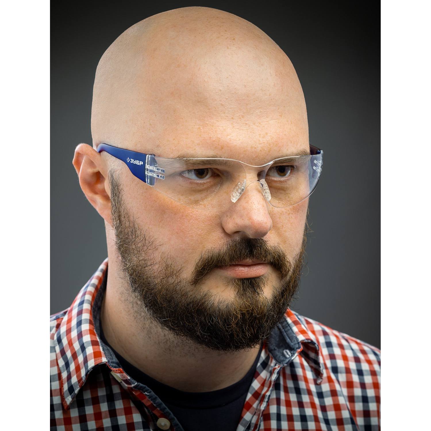 ЗУБР  БАРЬЕР, открытого типа, прозрачные, облегчённые, линза устойчивая к царапинам и запотеванию, защитные очки, Профессионал (110487)