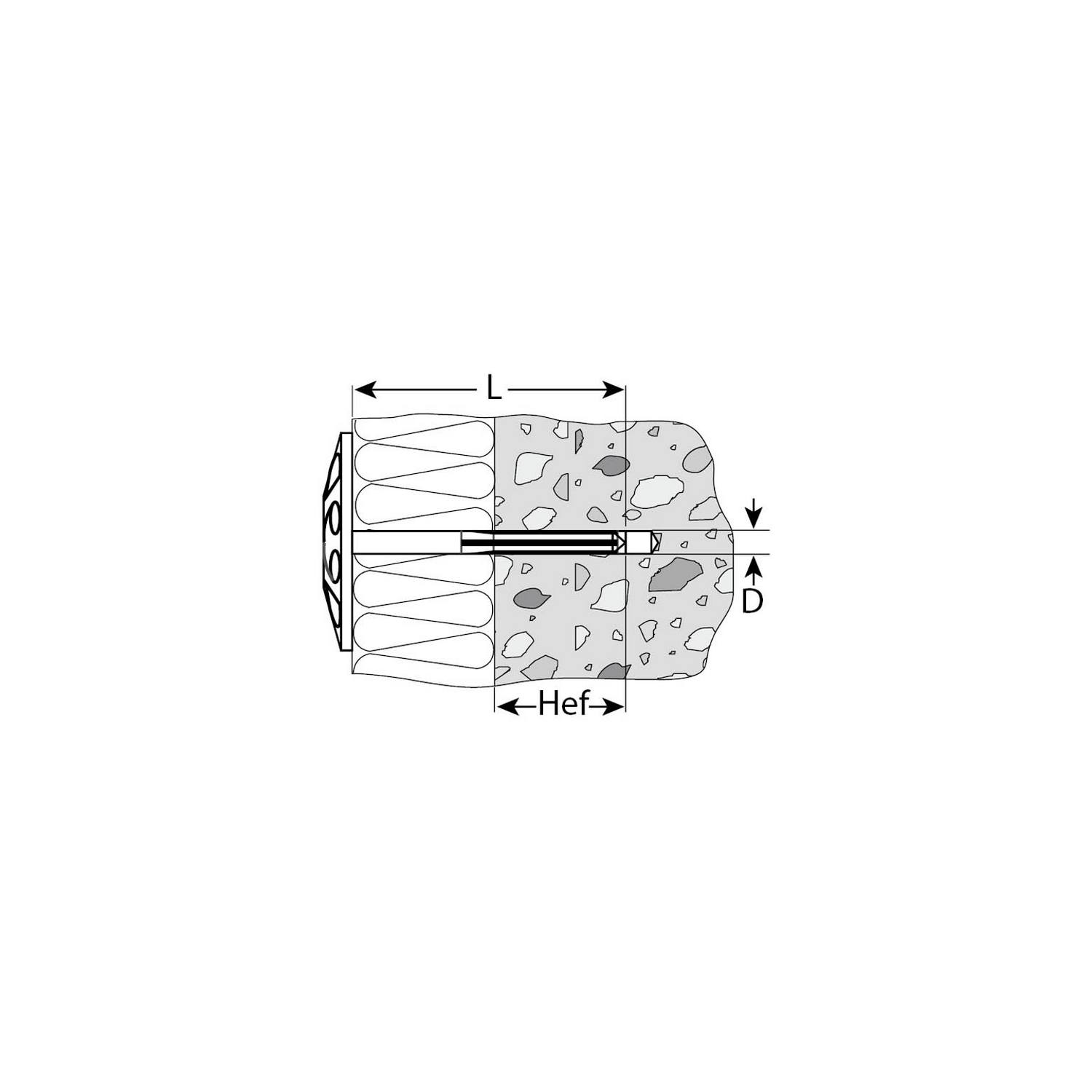 ЗУБР  10 x 180 мм, дюбель для изоляционных материалов, пластиковый стержень, 50 шт (4-301505-10-180_z01)