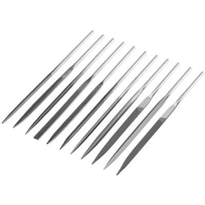 ЗУБР  10 шт, 140 мм, набор надфилей в чехле  {1605-H10}