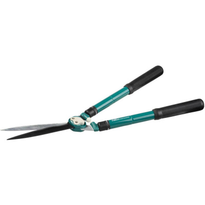 Кусторез RACO с телескопическими ручками и волнообразными лезвиями, 630-840мм {4210-53/212}