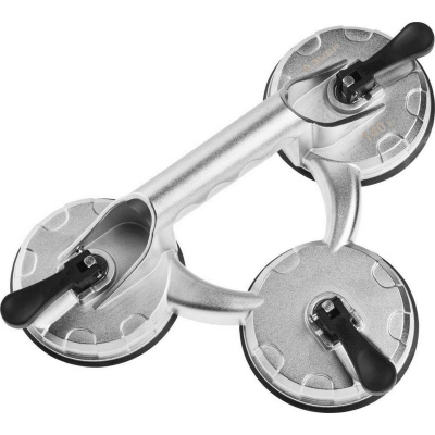 Стеклодомкрат ЗУБР "ПРОФИ" алюминиевый, профессиональный, тройной, 140кг {33723-3}