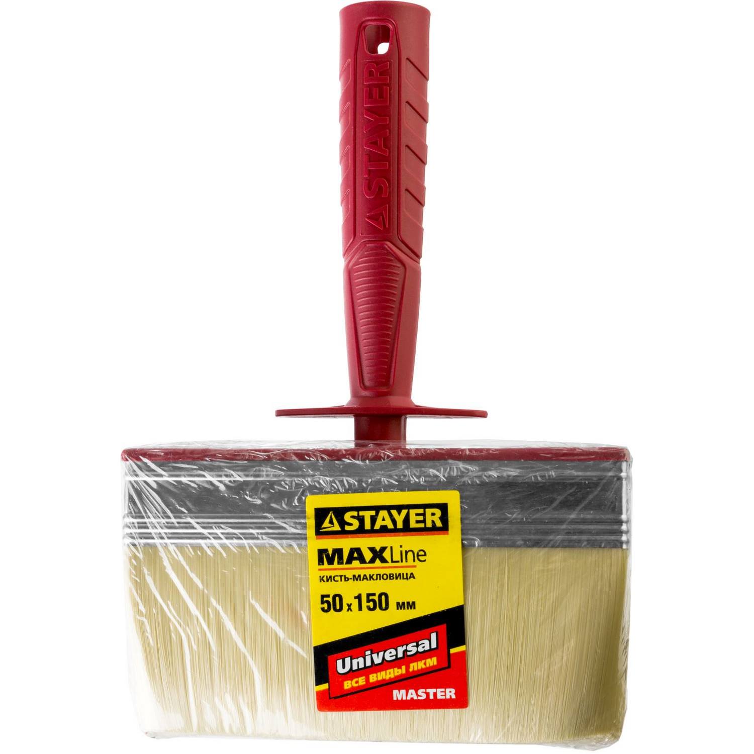 STAYER  UNIVERSAL, 5 х 15 см, светлая щетина, пластмассовый корпус, все виды ЛКМ, макловица (01824-15)