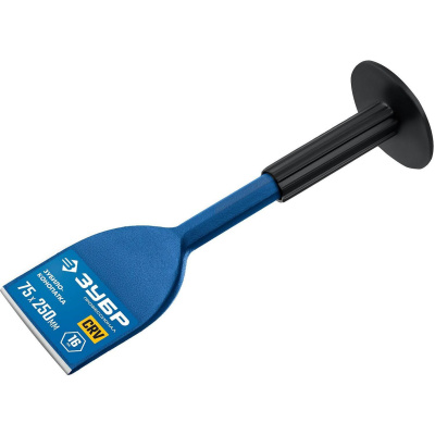 ЗУБР Профессионал зубило-конопатка с протектором 75х250 мм {2123-75}