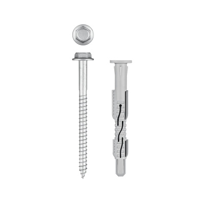 ЗУБР  ФД-Ц 10x 100 мм, фасадный дюбель, нейлон/цинк, 50 шт  (301455-100)