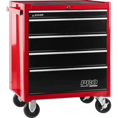 Тележка инструментальная STAYER "EXPERT", 5 ящиков, 688х458х885мм {38907-5}