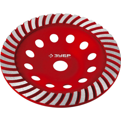 ЗУБР  Турбо d 180 мм, Сегментированная алмазная шлифовальная чашка, Мастер  {33375-180_z01}