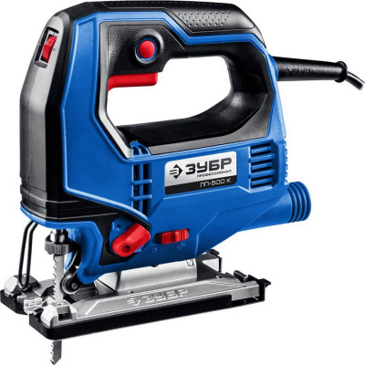 Лобзик электрический, 500 Вт, кейс, ЗУБР Профессионал {ЛП-500 К}