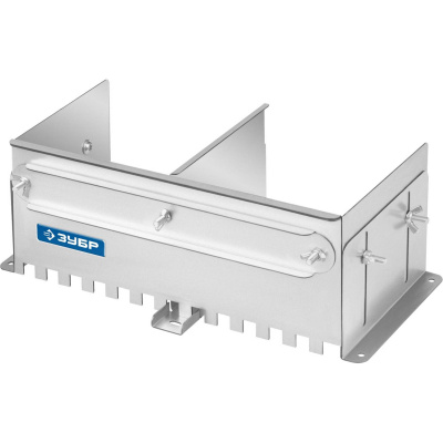 ЗУБР  зуб 12*12 мм, до 600 мм, оцинкованная сталь, Раздвижная гребенка для плитки, ПРОФЕССИОНАЛ  {08045-12}