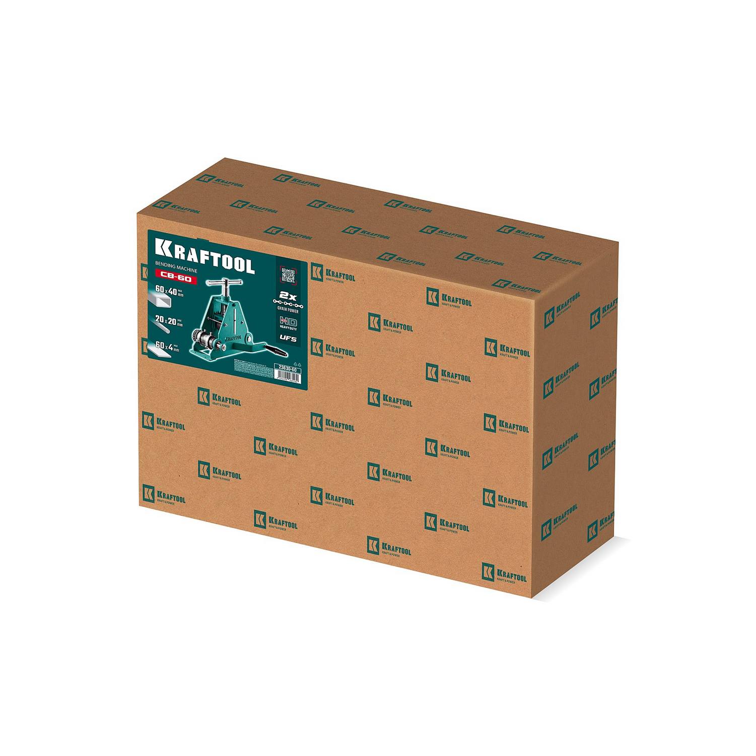 KRAFTOOL  CB-60, 60х40 мм, цепной профилегибочный станок {23630-60}