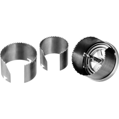 ЗУБР 3шт(60-80/42мм), кольцевая пила по дереву, сегментная, наборная, 3 полотна: 60-73-80х42 мм, 29595-H3-42