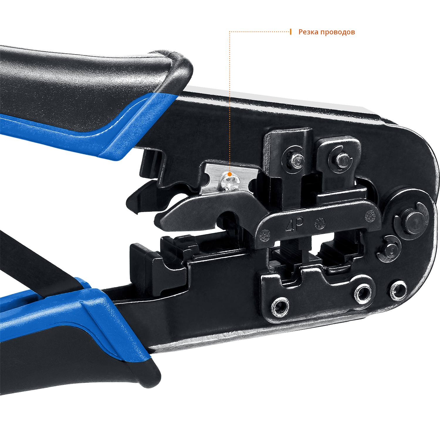 RJ-7 кримпер универсальный, RJ45, RJ11/RJ12, ЗУБР Профессионал {22650}