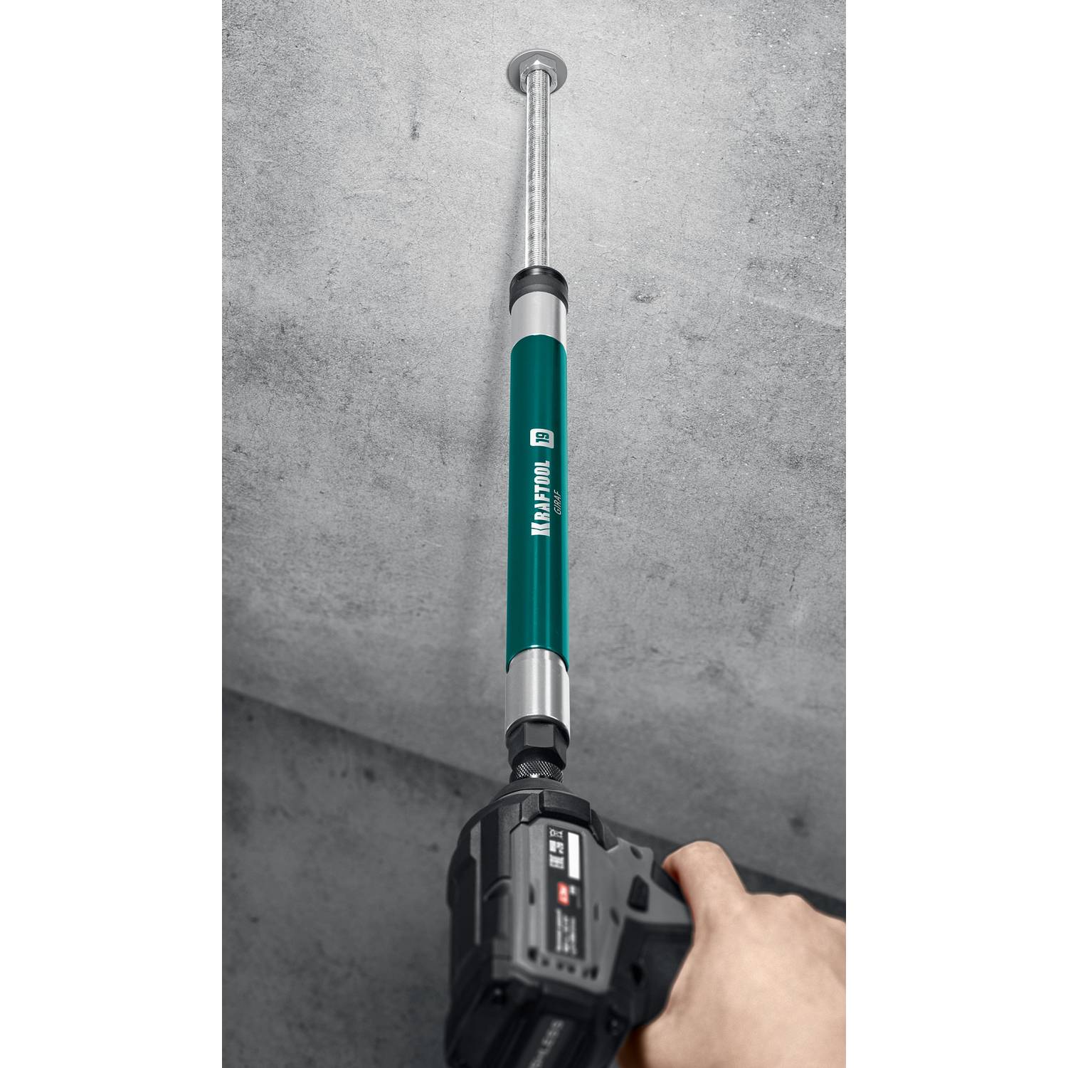 KRAFTOOL  GIRAF, 13 мм (М8), 285 мм, длинная ударная бита с торцовой головкой  (26197-13)